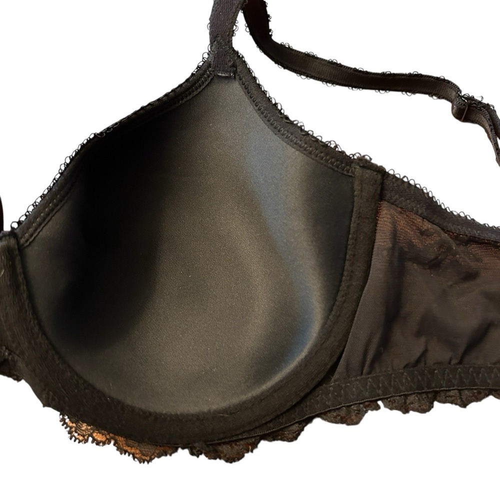 Wacoal Bra 32DD Black "Seduction Spacer" Underwire T Shirt Bra #853255‎ Opaque - Picture 3 of 10